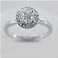 Anillo Salvini Mujer Cleofe in Oro blanco Diamante 20066766 - 20066766